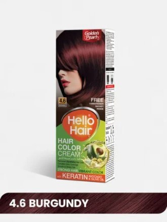 Hello Hair Hair Color Burgundy 4.6